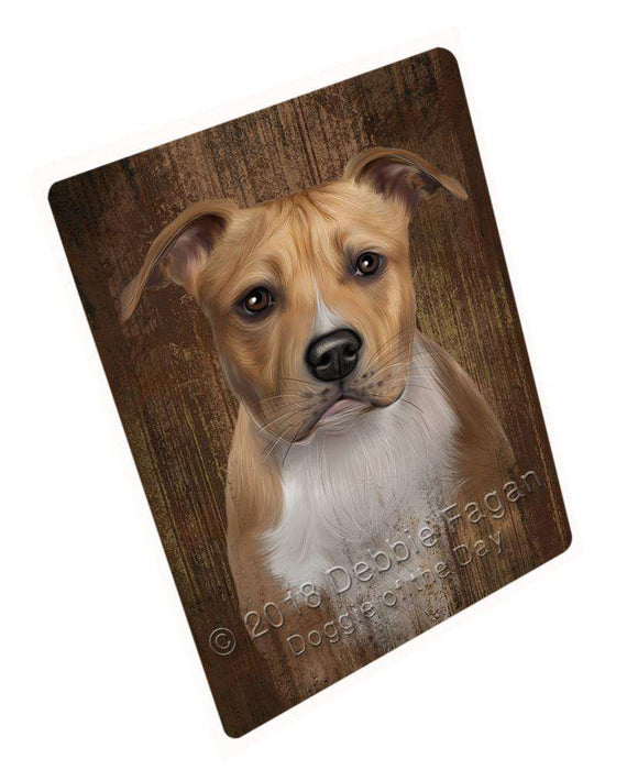 Rustic American Staffordshire Terrier Dog Blanket BLNKT70905