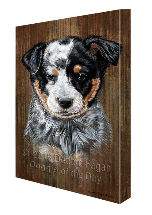 Rustic Australian Cattle Dog Canvas Print Wall Art Décor CVS69020