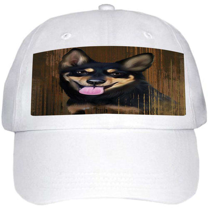 Rustic Australian Kelpie Dog Ball Hat Cap HAT54669