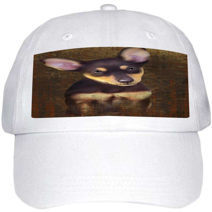 Rustic Australian Kelpie Dog Ball Hat Cap HAT54675