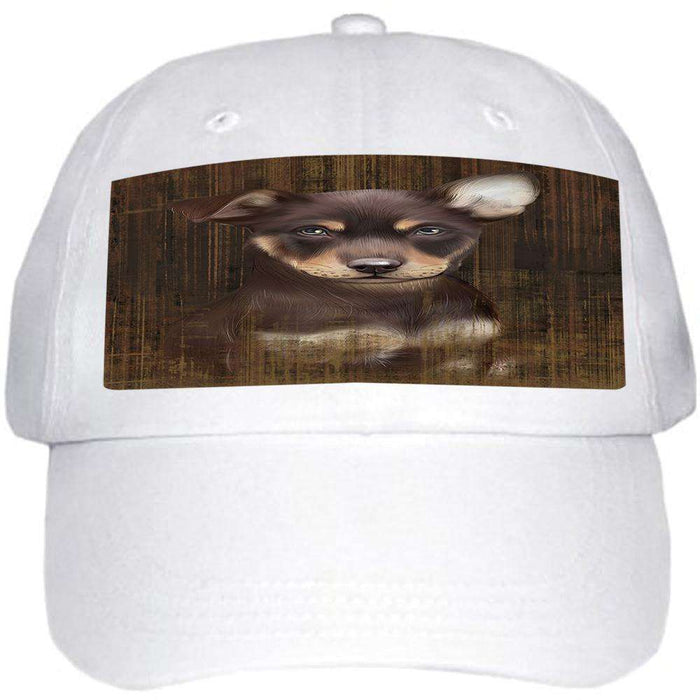 Rustic Australian Kelpie Dog Ball Hat Cap HAT54678