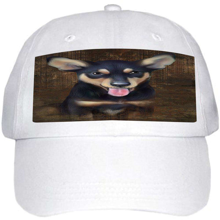 Rustic Australian Kelpie Dog Ball Hat Cap HAT54681