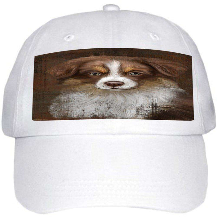 Rustic Australian Shepherd Dog Ball Hat Cap HAT48333