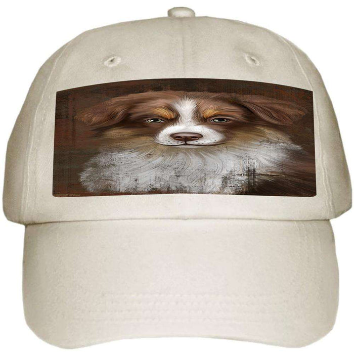 Rustic Australian Shepherd Dog Ball Hat Cap HAT54684