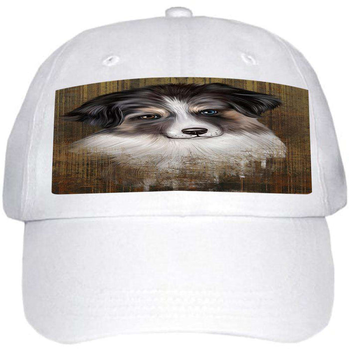 Rustic Australian Shepherd Dog Ball Hat Cap HAT54693