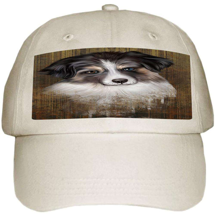 Rustic Australian Shepherd Dog Ball Hat Cap HAT54693