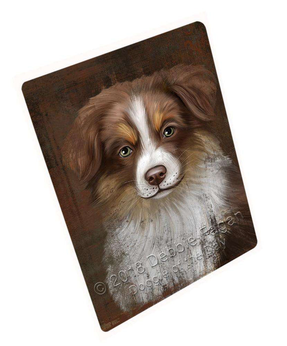 Rustic Australian Shepherd Dog Blanket BLNKT68934