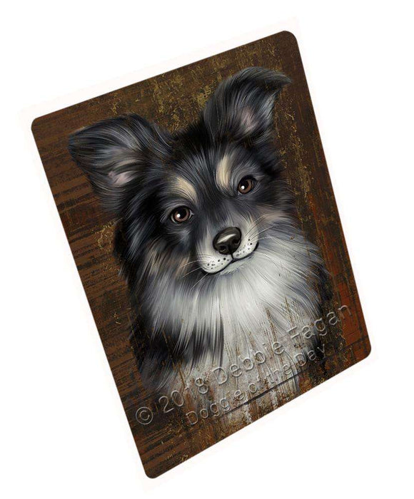 Rustic Australian Shepherd Dog Blanket BLNKT68952