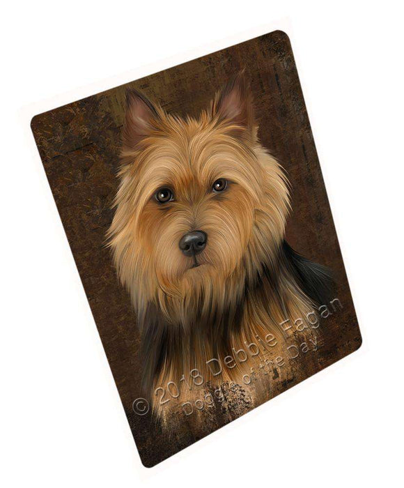 Rustic Australian Terrier Dog Cutting Board C67662