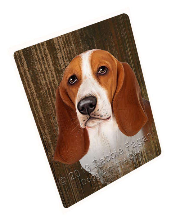 Rustic Basset Hound Dog Blanket BLNKT68970