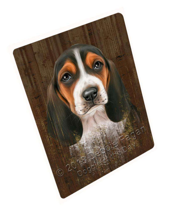 Rustic Basset Hound Dog Blanket BLNKT68979