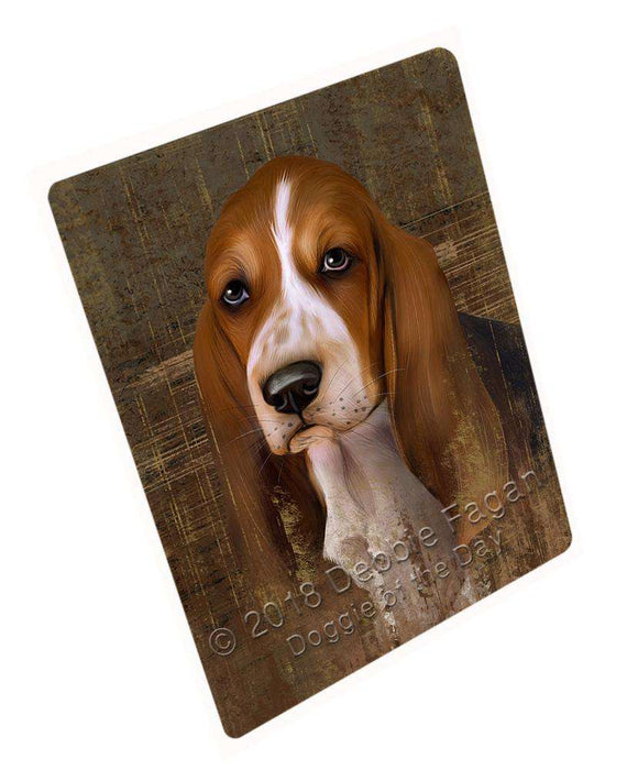 Rustic Basset Hound Dog Blanket BLNKT68988