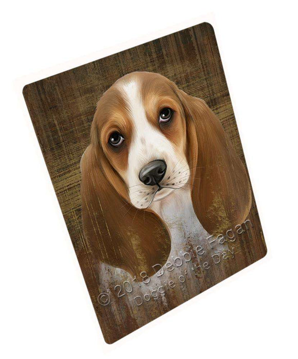 Rustic Basset Hound Dog Blanket BLNKT68997