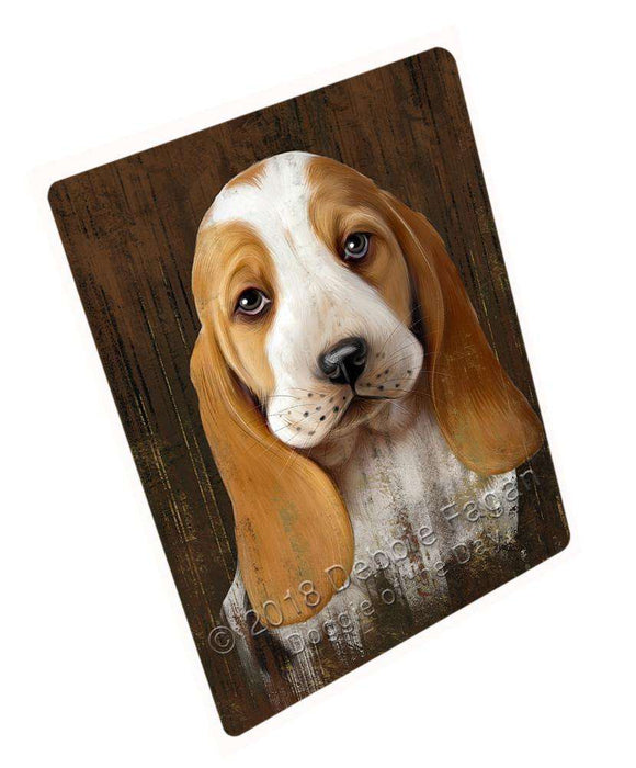 Rustic Basset Hound Dog Blanket BLNKT69006