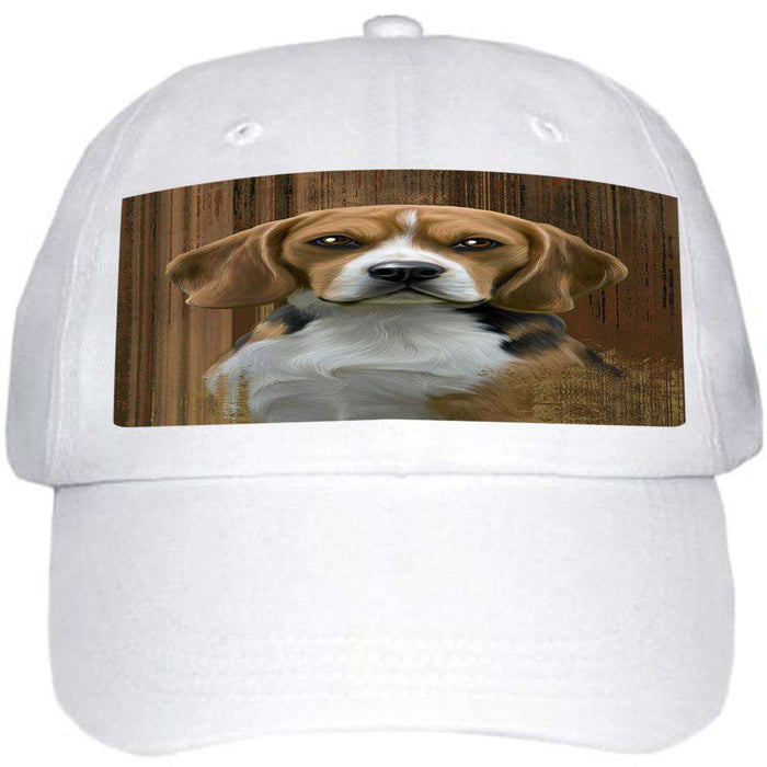 Rustic Beagle Dog Ball Hat Cap HAT54711