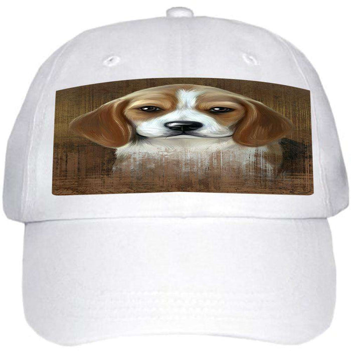Rustic Beagle Dog Ball Hat Cap HAT54717