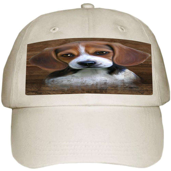Rustic Beagle Dog Ball Hat Cap HAT54720