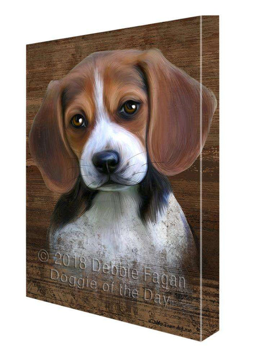 Rustic Beagle Dog Canvas Print Wall Art Décor CVS69182