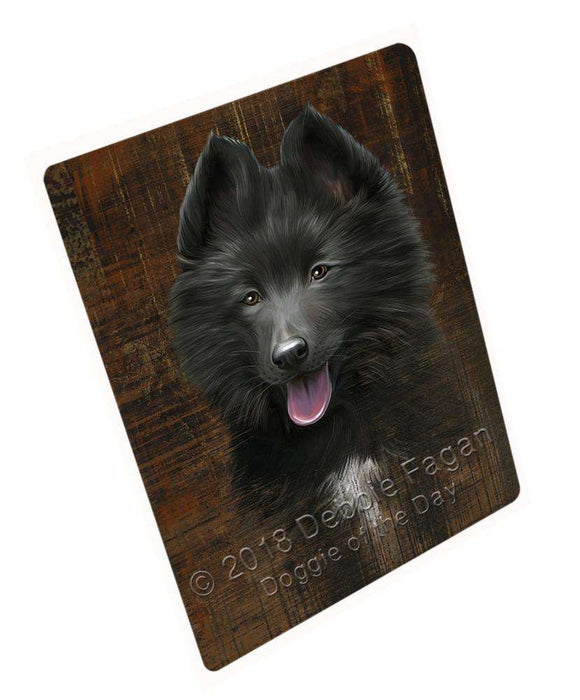 Rustic Belgian Shepherd Dog Cutting Board C55023
