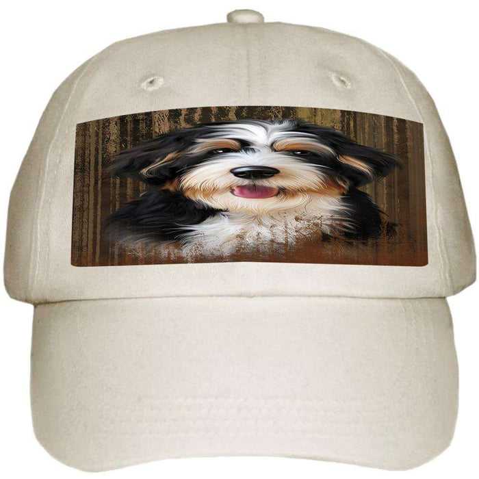 Rustic Bernedoodle Dog Ball Hat Cap HAT54741