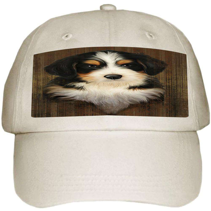 Rustic Bernedoodle Dog Ball Hat Cap HAT54744