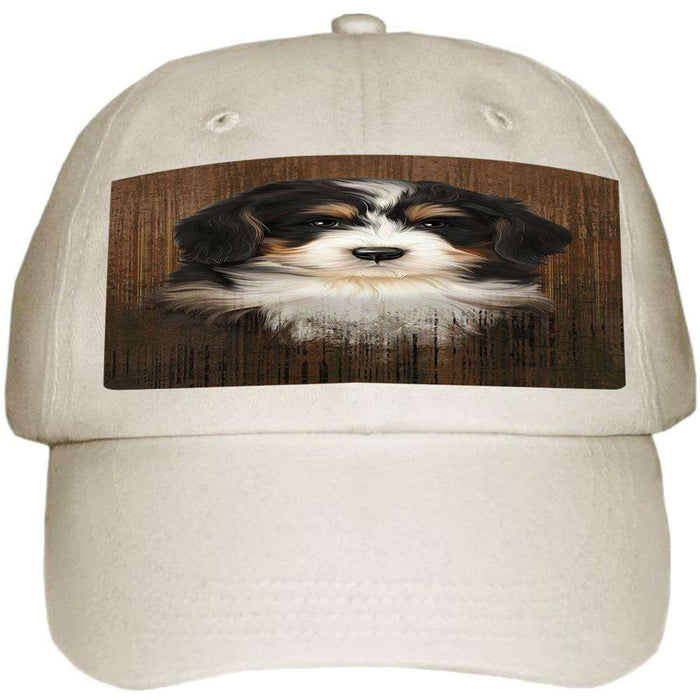 Rustic Bernedoodle Dog Ball Hat Cap HAT54753