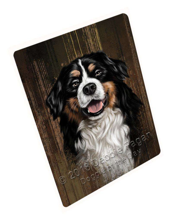 Rustic Bernese Mountain Dog Blanket BLNKT69150