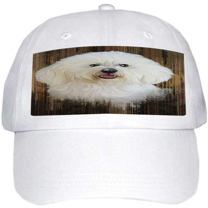 Rustic Bichon Frise Dog Ball Hat Cap HAT54759