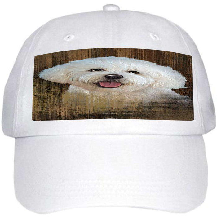 Rustic Bichon Frise Dog Ball Hat Cap HAT54768