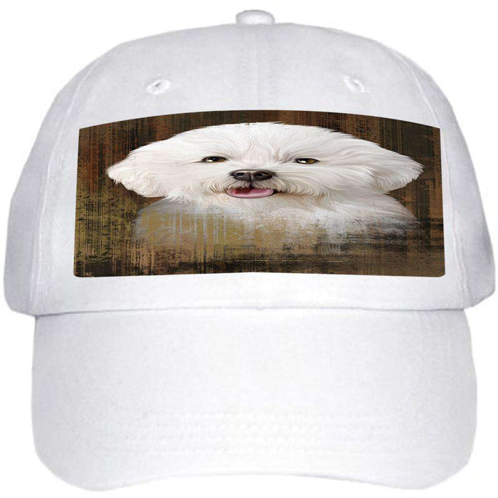 Rustic Bichon Frise Dog Ball Hat Cap HAT54771