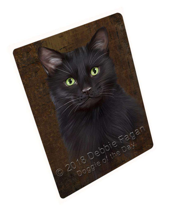 Rustic Black Cat Blanket BLNKT107076
