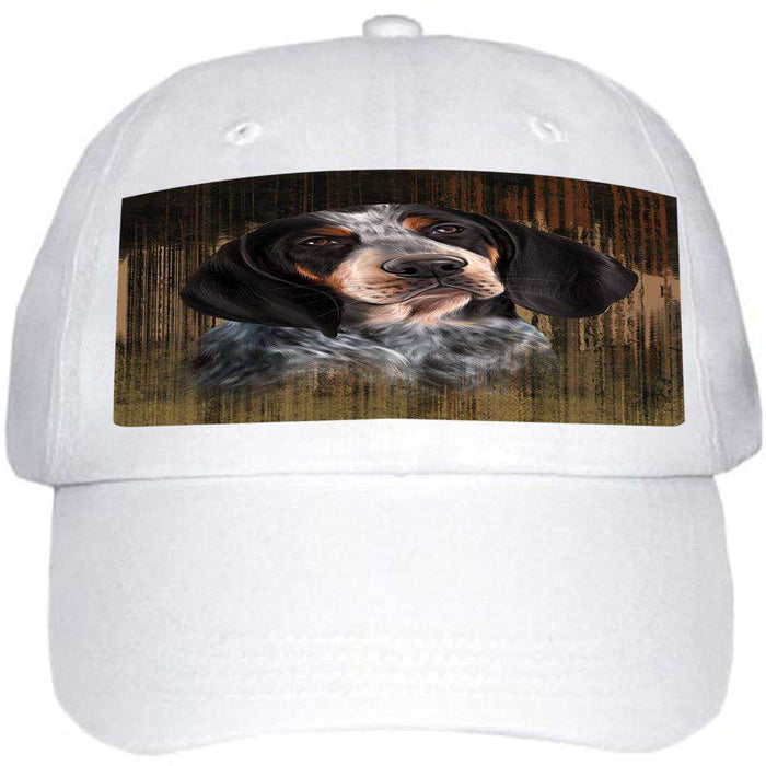 Rustic Bluetick Coonhound Dog Ball Hat Cap HAT54774
