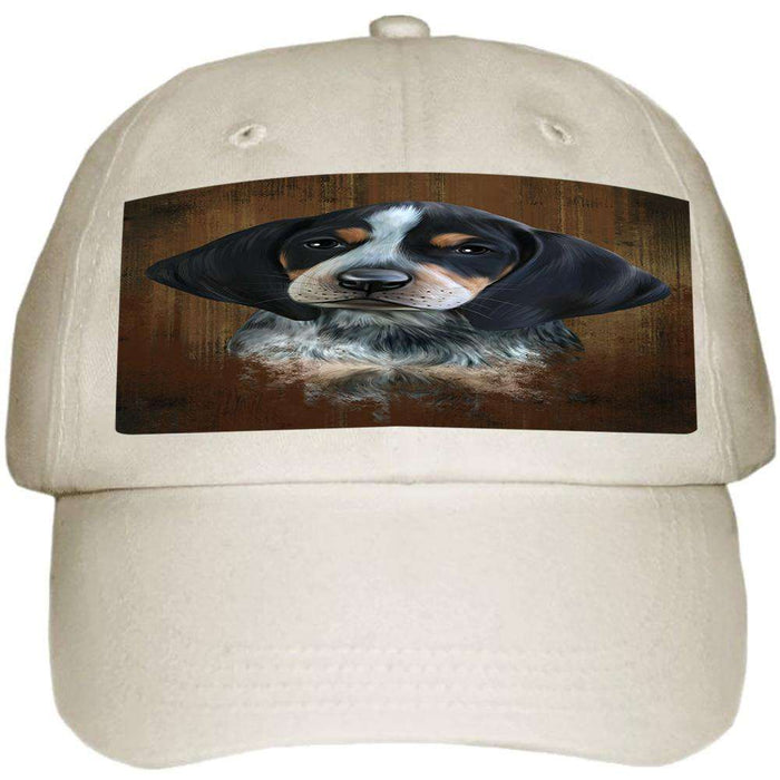 Rustic Bluetick Coonhound Dog Ball Hat Cap HAT54780