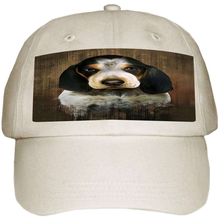 Rustic Bluetick Coonhound Dog Ball Hat Cap HAT54783