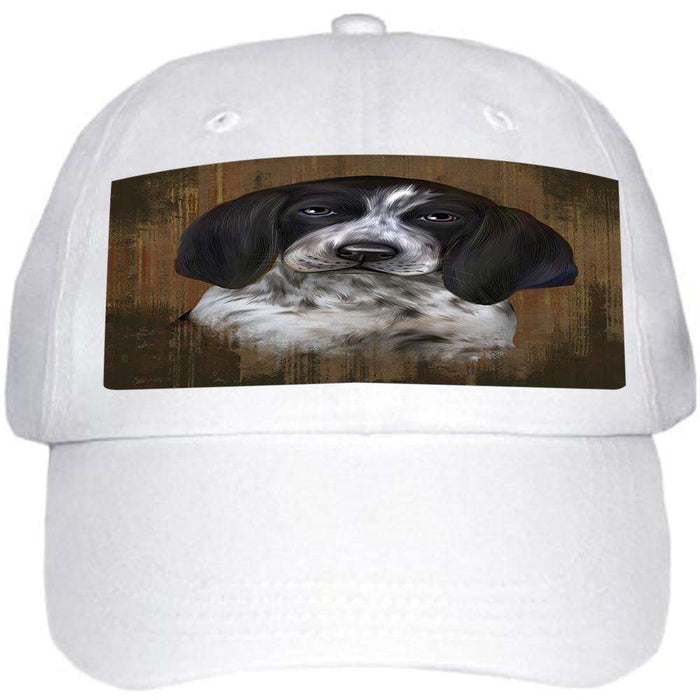 Rustic Bluetick Coonhound Dog Ball Hat Cap HAT54786