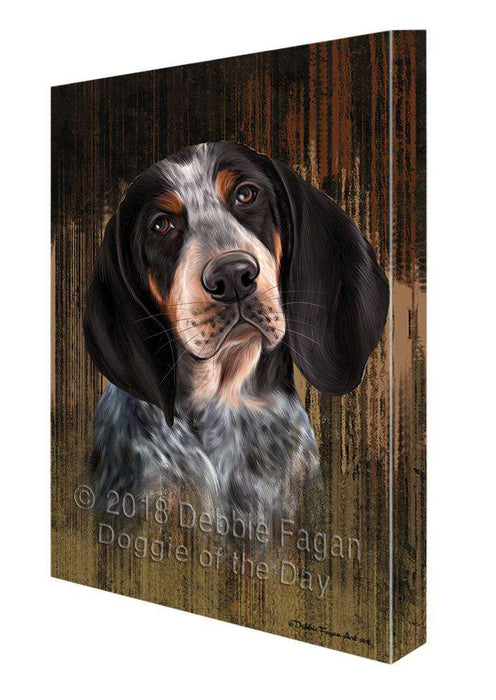 Rustic Bluetick Coonhound Dog Canvas Print Wall Art Décor CVS69344