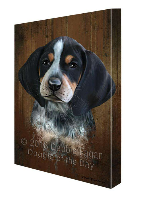Rustic Bluetick Coonhound Dog Canvas Print Wall Art Décor CVS69362