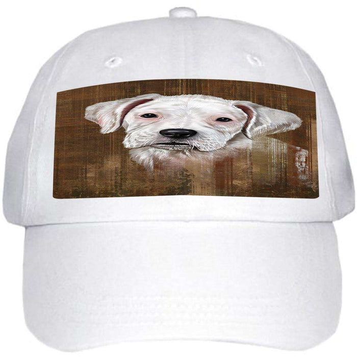 Rustic Boxer Dog Ball Hat Cap HAT54801