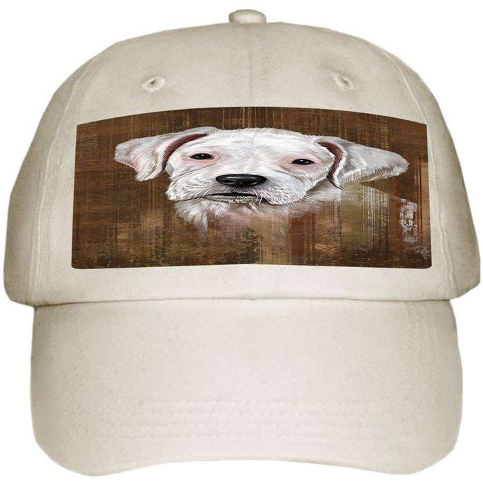 Rustic Boxer Dog Ball Hat Cap HAT54801