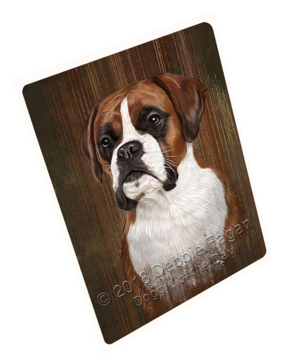 Rustic Boxer Dog Blanket BLNKT69267