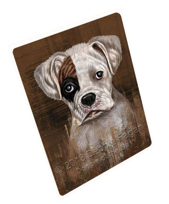 Rustic Boxer Dog Blanket BLNKT69276
