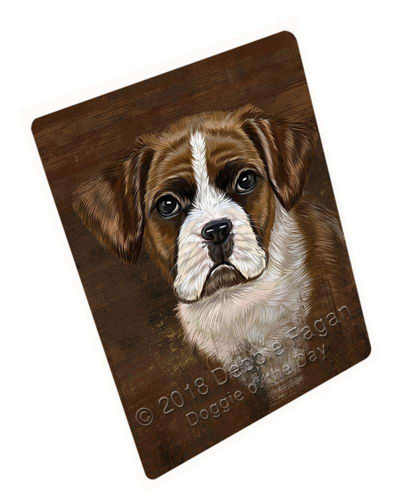 Rustic Boxer Dog Blanket BLNKT69294