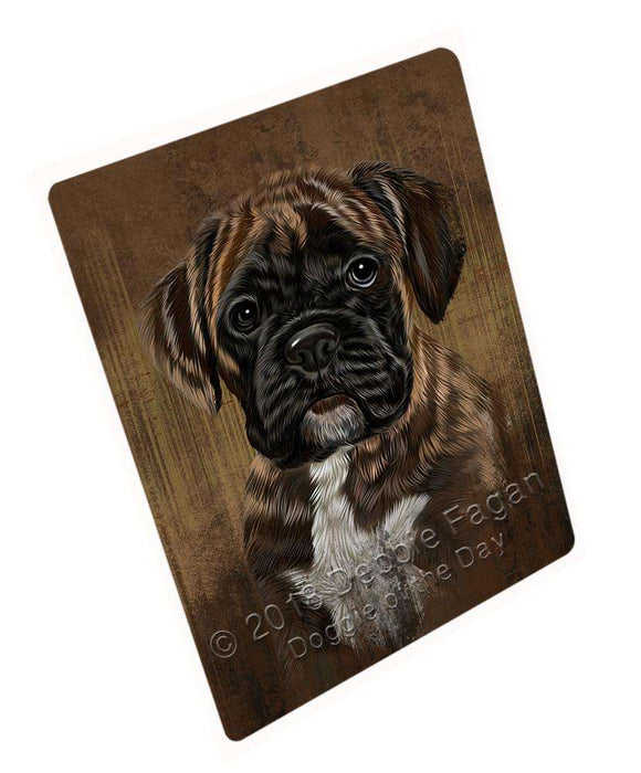 Rustic Boxer Dog Blanket BLNKT69303