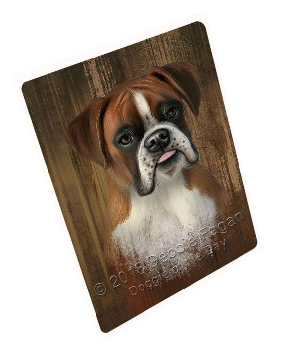 Rustic Boxer Dog Blanket BLNKT70986