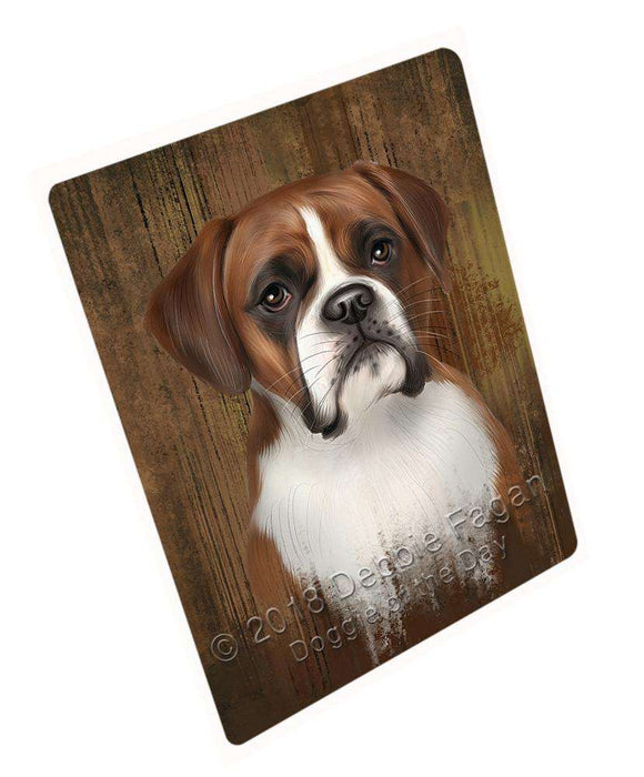 Rustic Boxer Dog Blanket BLNKT70995