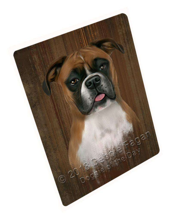 Rustic Boxer Dog Blanket BLNKT71004
