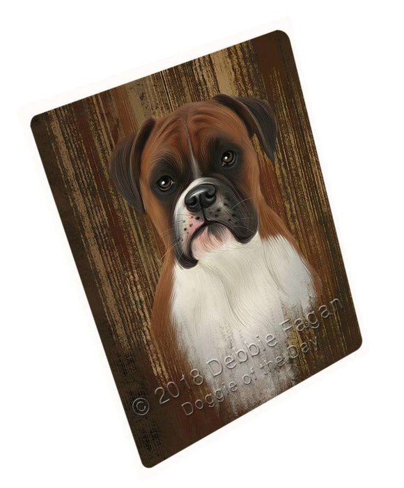 Rustic Boxer Dog Blanket BLNKT71013