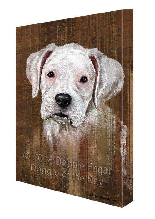 Rustic Boxer Dog Canvas Print Wall Art Décor CVS69425