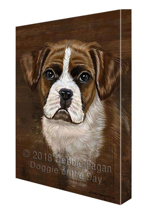 Rustic Boxer Dog Canvas Print Wall Art Décor CVS69434