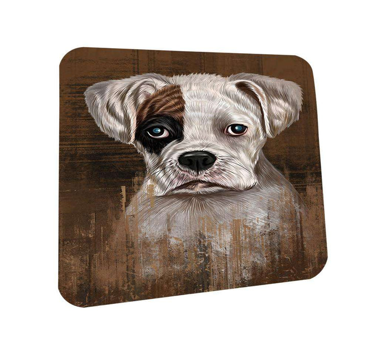 Rustic Boxer Dog Coasters Set of 4 CST50308